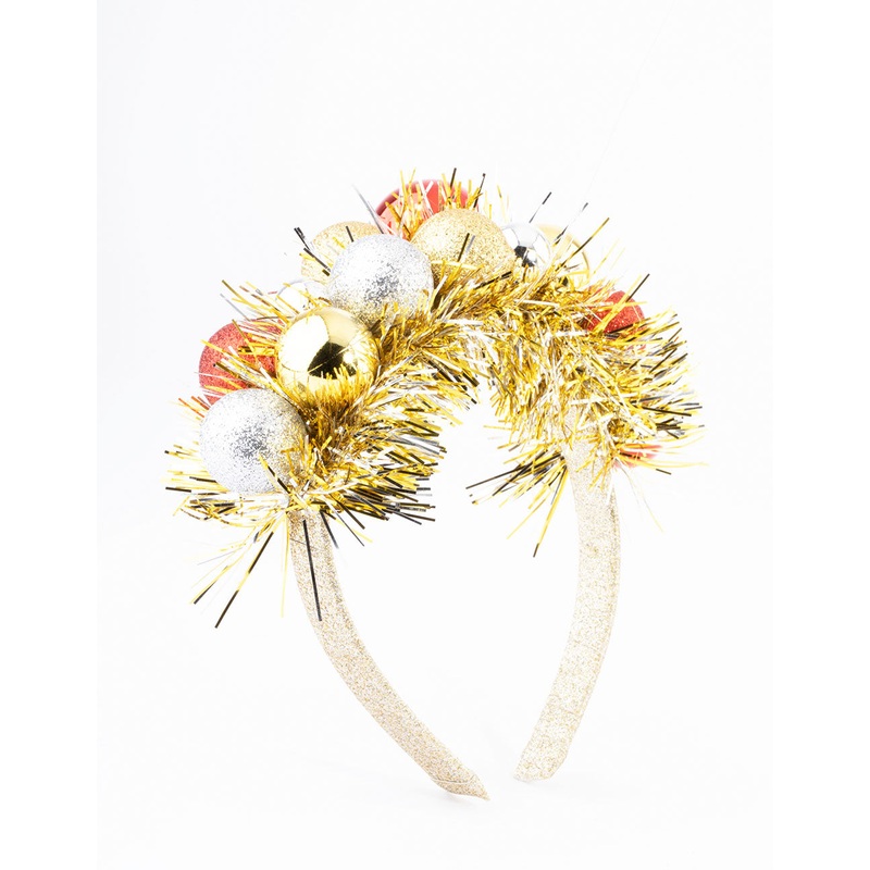 Bauble Tinsel Headband