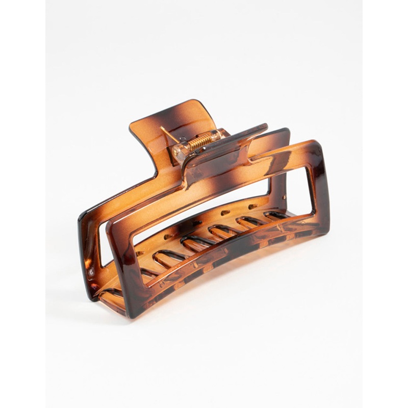 Tortoiseshell Shiny Claw Clip