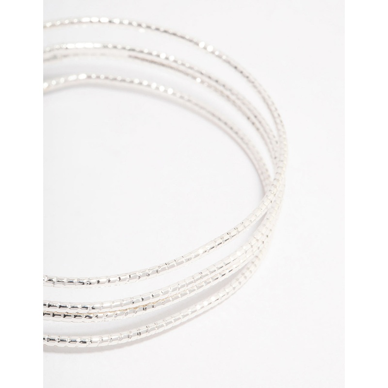Silver Triple Open Wrist Cuff
