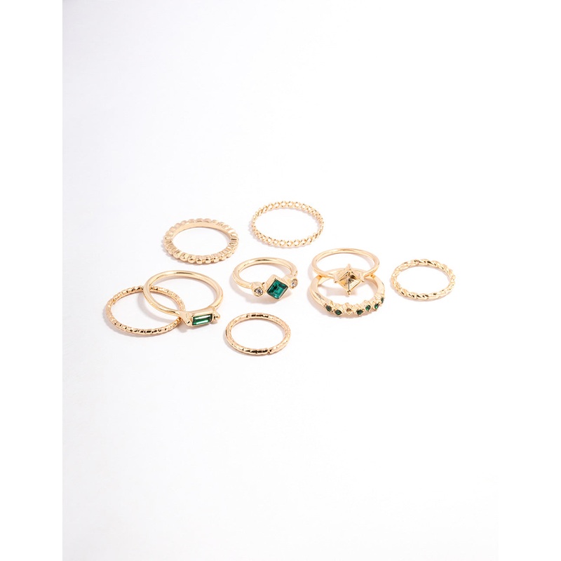 Gold Square & Radiant Ring Pack