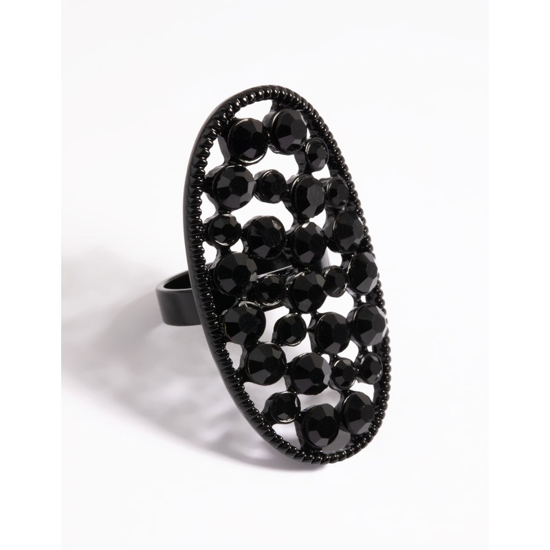 Oval Stone Set Ring|SM|ML