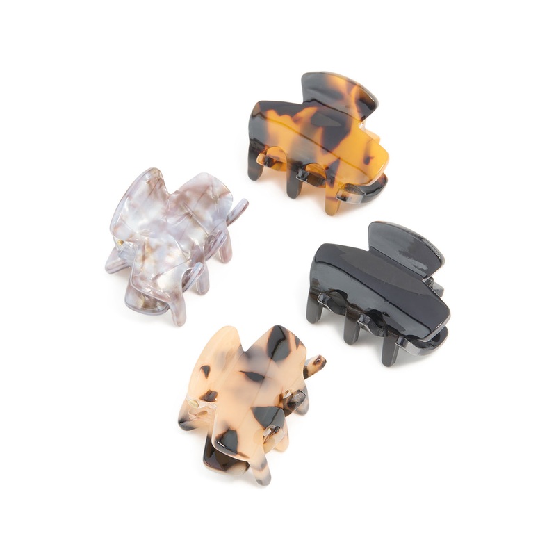 Acrylic Mini Mixed Tortoise Shell 4-Pack Claws
