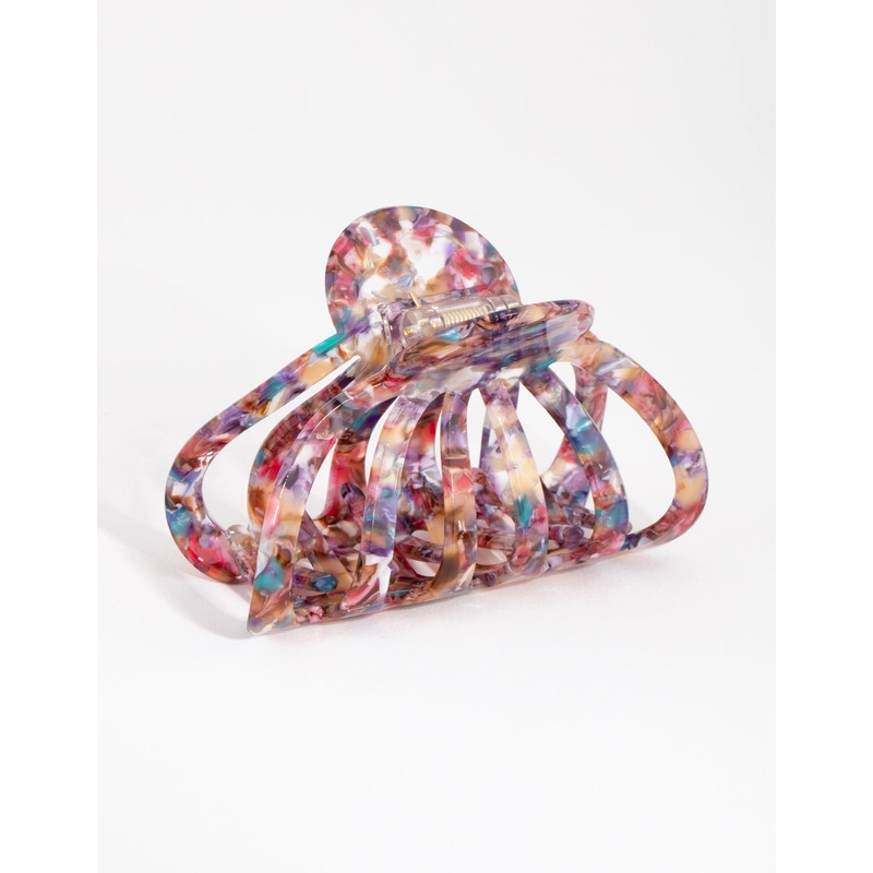 Rainbow Round Cut Out Claw