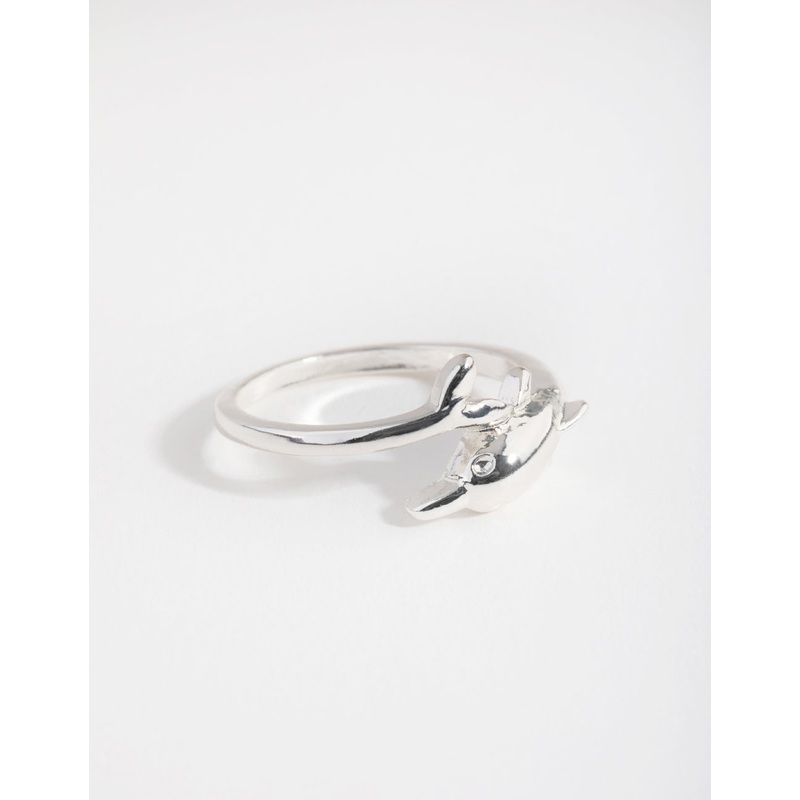 Silver Dolphin Ring|SM|ML