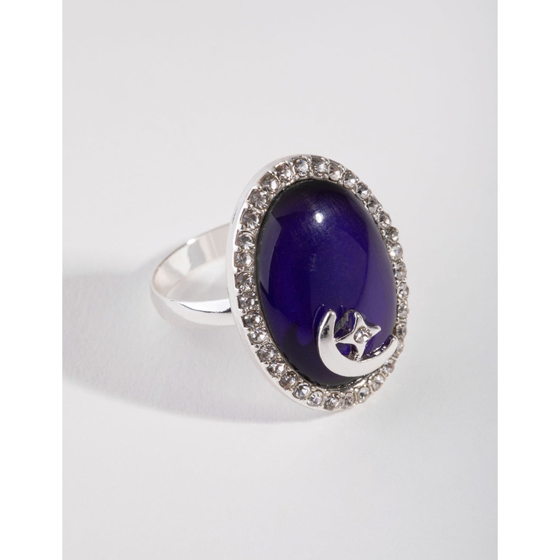Silver Star & Moon Ring|SM|ML