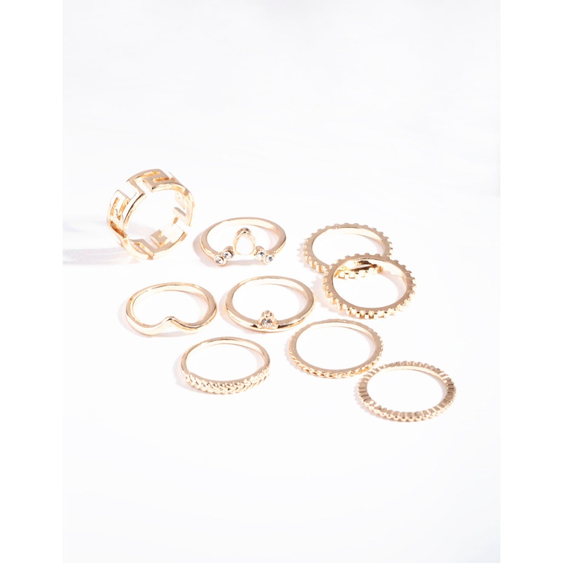 Gold Key Cut-Out Ring Pack|SM|ML