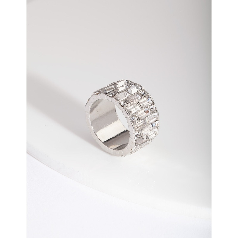 Silver Mixed Gem Ring|SM|ML