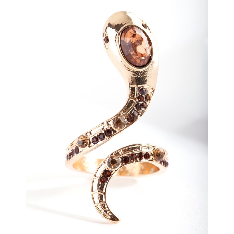 Jewelled Snake Ring|SM|ML