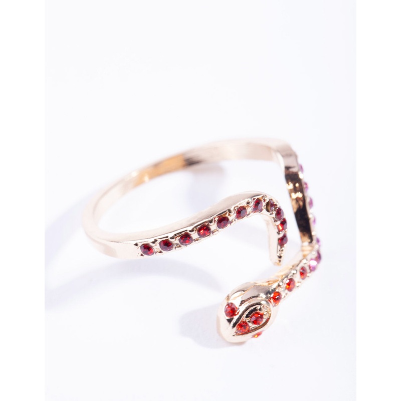 Ombre Diamante Snake Ring|SM|ML