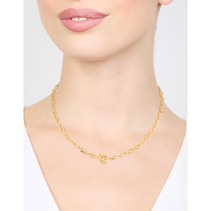Gold Plated Dainty Chain Necklace