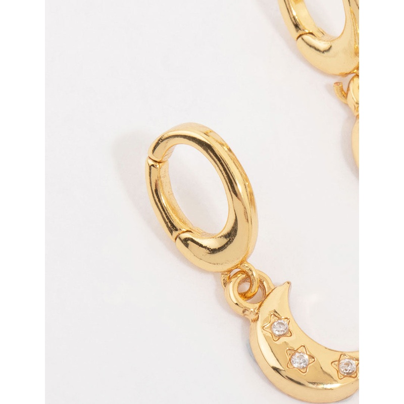 Gold Plated Celestial Charms 3-Pack