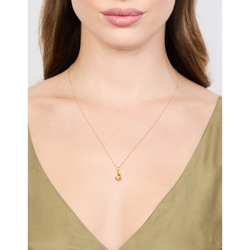 Gold Plated Sterling Silver Mini Heart Necklace