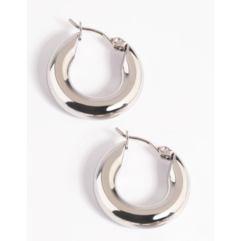 Surgical Steel Chunky Hoop Earrings