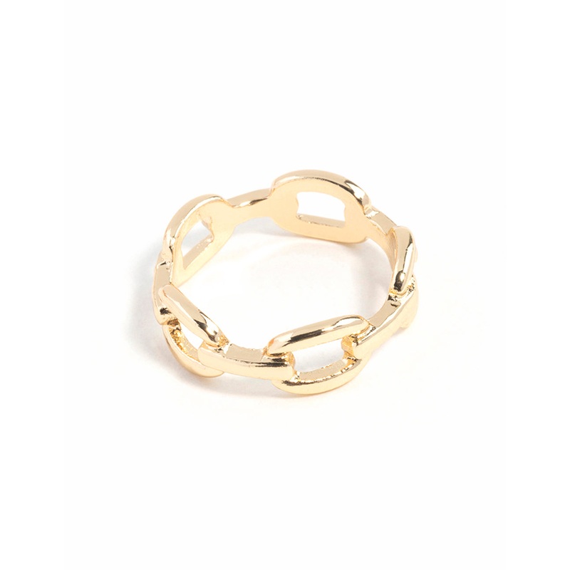 Gold Fine Chain Ring|SM|ML