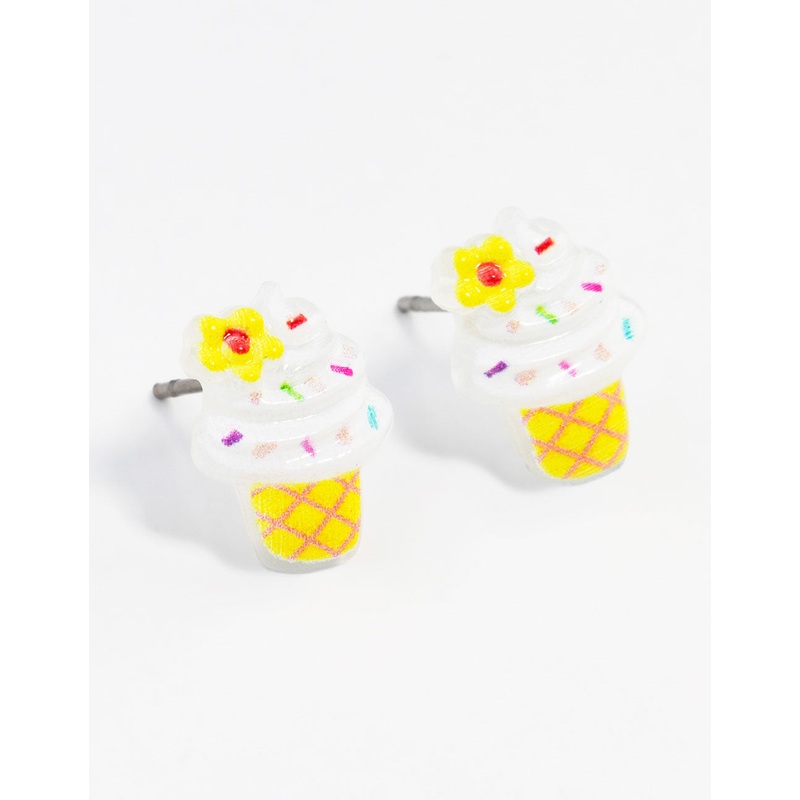 Ice cream Cone Stud Earrings
