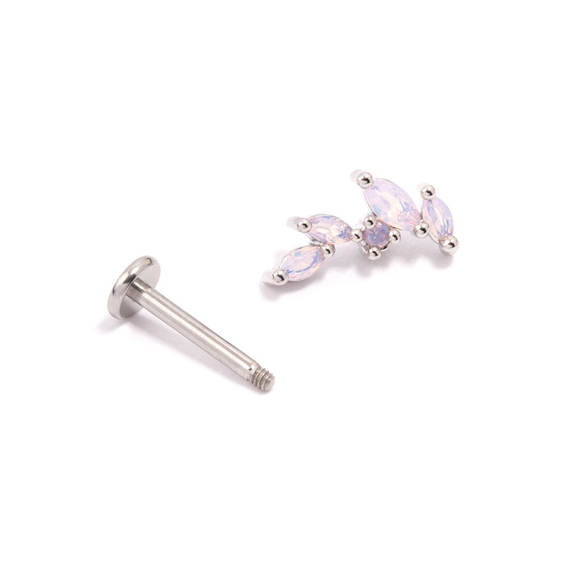 Surgical Steel Marquise Crawler Flat Back