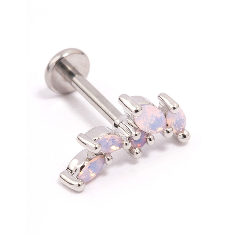 Surgical Steel Marquise Crawler Flat Back