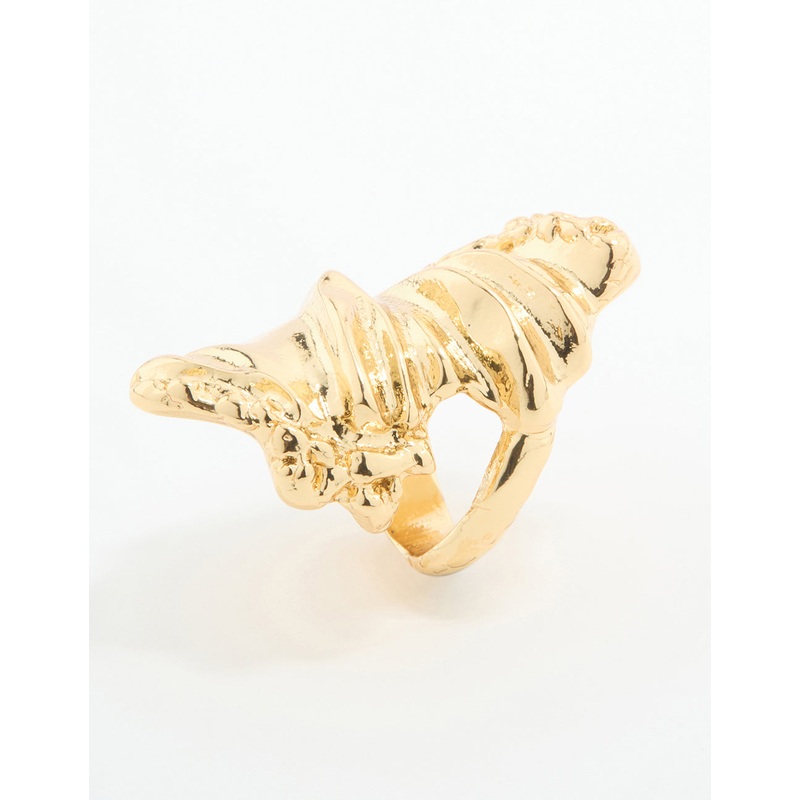 Gold Plated Molten Rock Ring|SM|ML