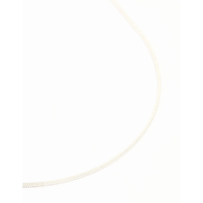 Silver Box Chain Necklace