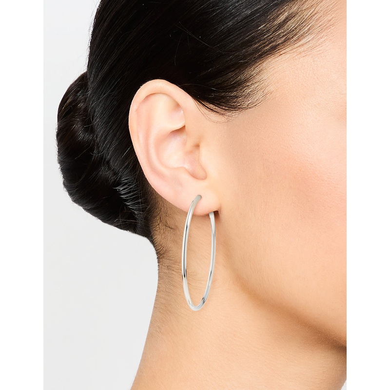 Surgical Steel Hoop Earrings 50 MM