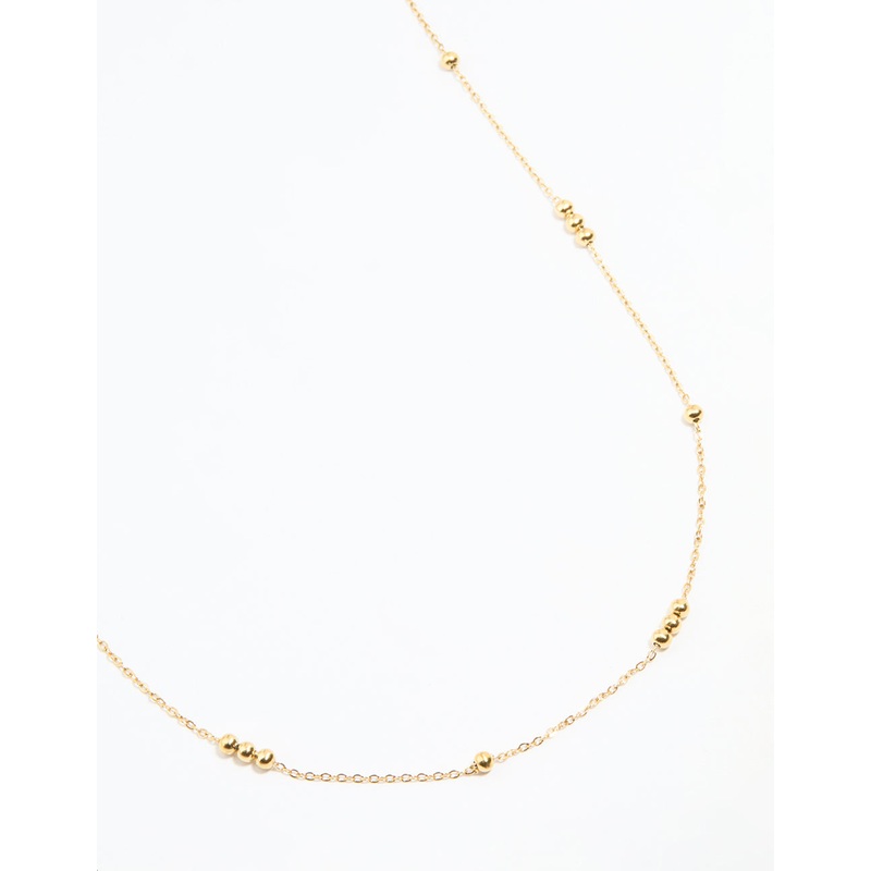 Waterproof Gold Plated Stainless Steel Beaded Waist Chain