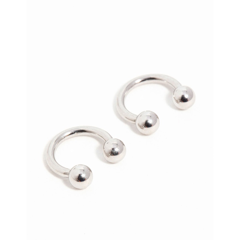 Titanium Open Hoop Earrings 2-Pack