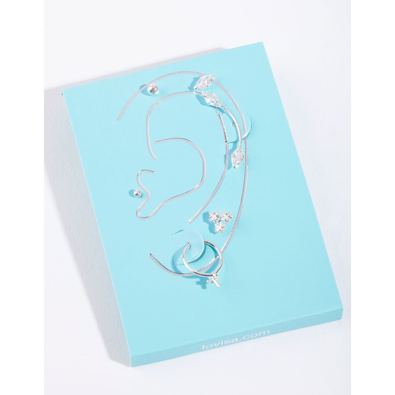 Sterling Silver Stud Earring Pack