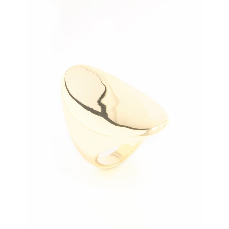 Gold Plated Large Oval Ring|SM|ML