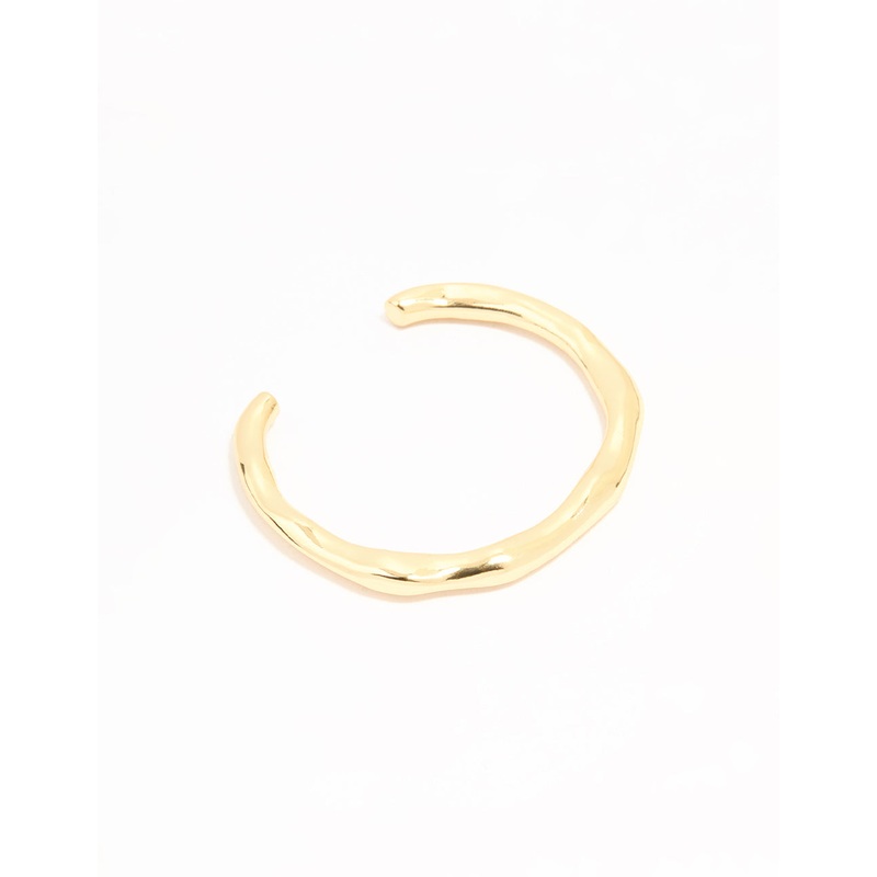 Gold Plated Organic Wrist Cuff