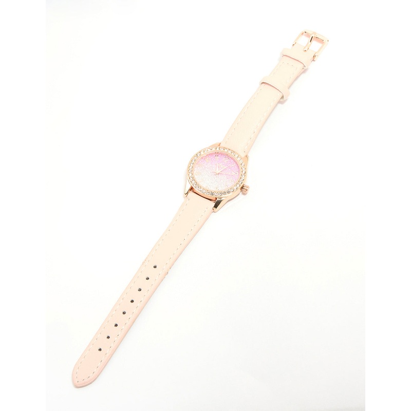 Kids Rose Gold Analogue Watch