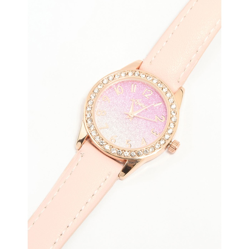 Kids Rose Gold Analogue Watch