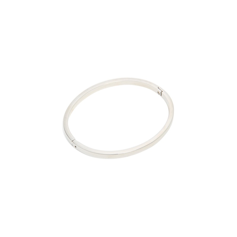 Waterproof Stainless Steel Smooth Hinge Bangle