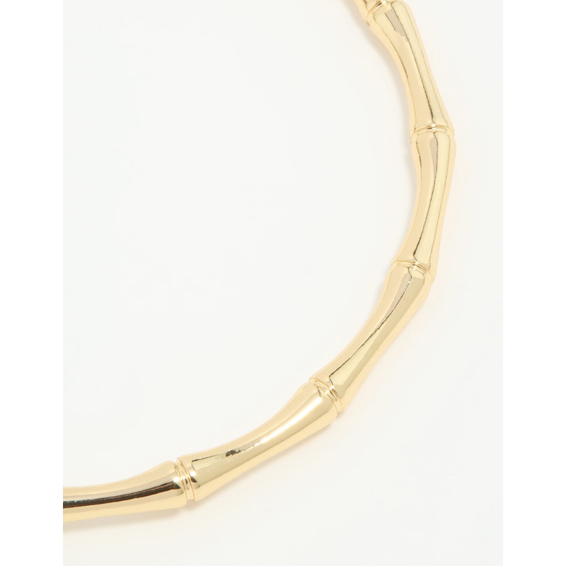 Gold Plated Bamboo Bangle