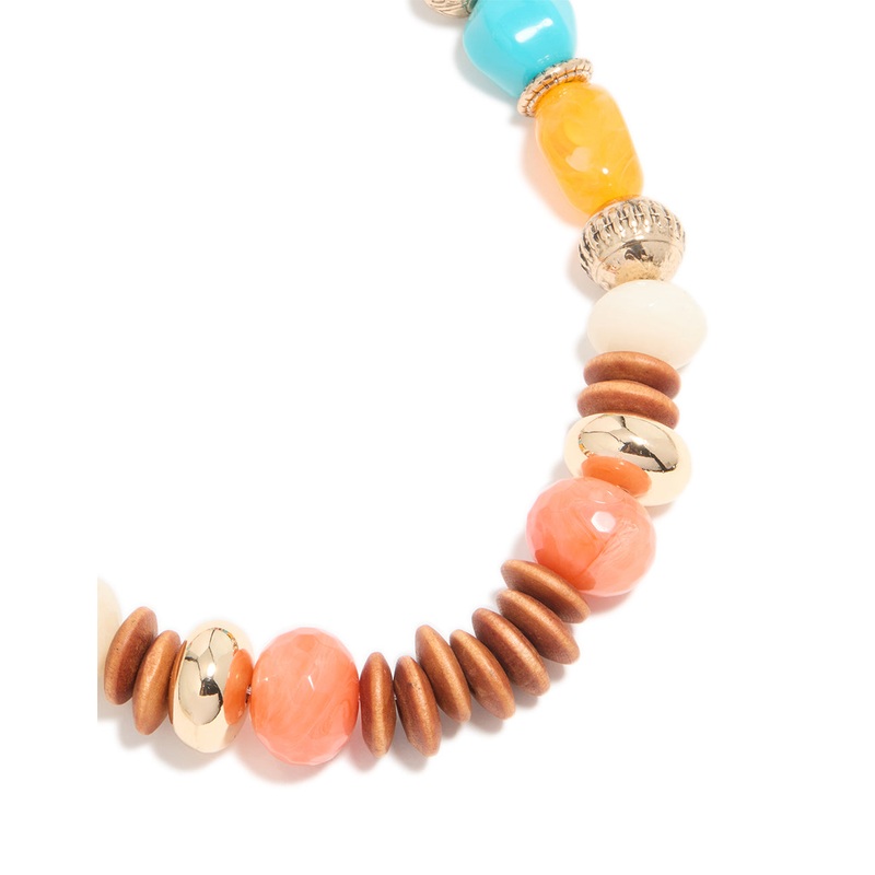 Multicoloured Beaded Acrylic Necklace