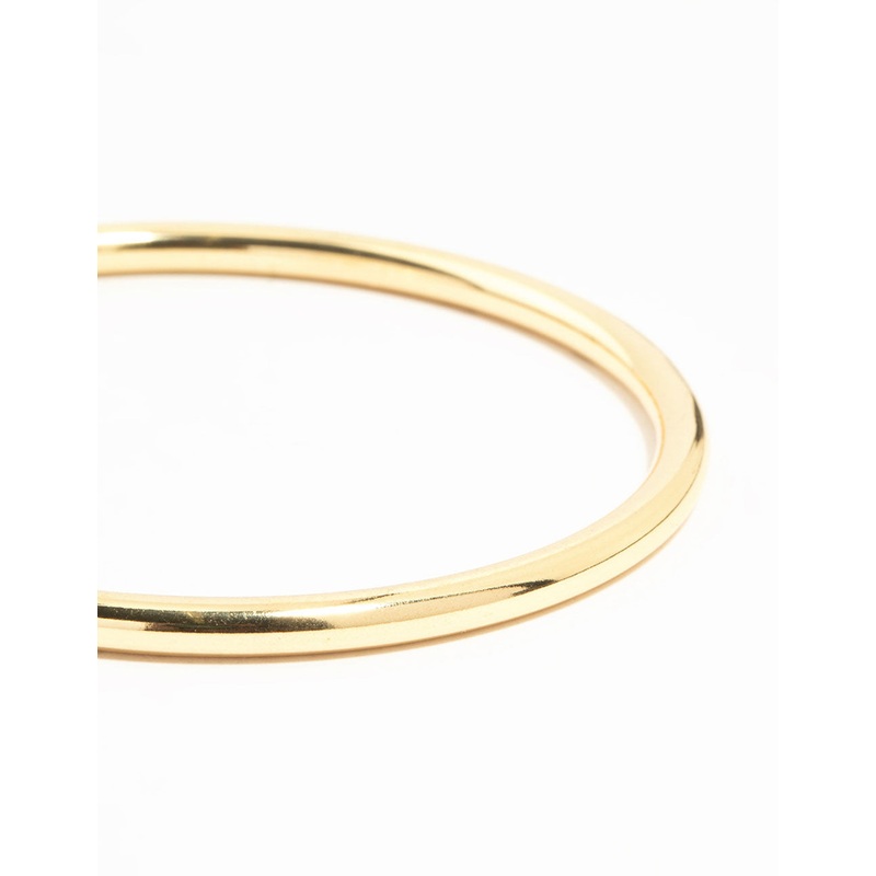 Gold Round Bangle