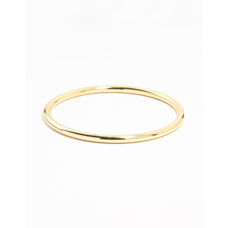 Gold Round Bangle
