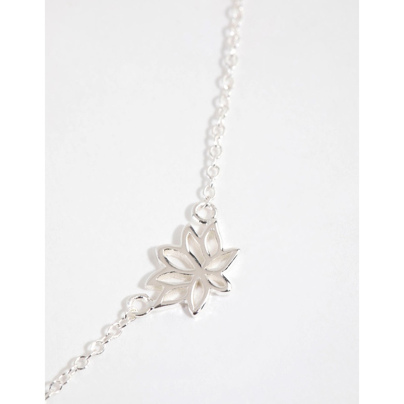 Sterling Silver Lotus Necklace