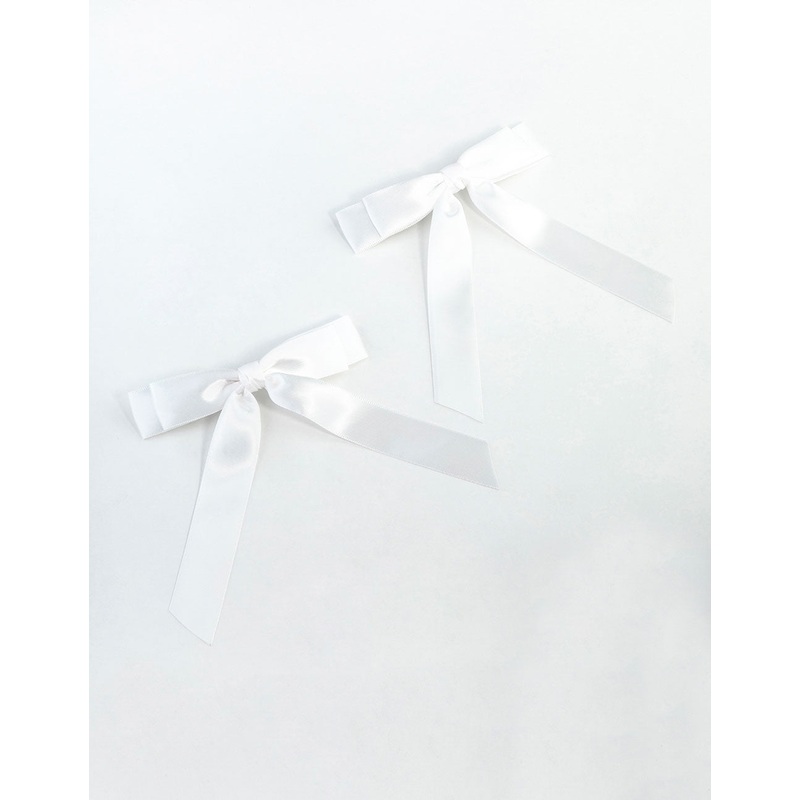 Medium Fabric Double Loop Bows 2-Pack