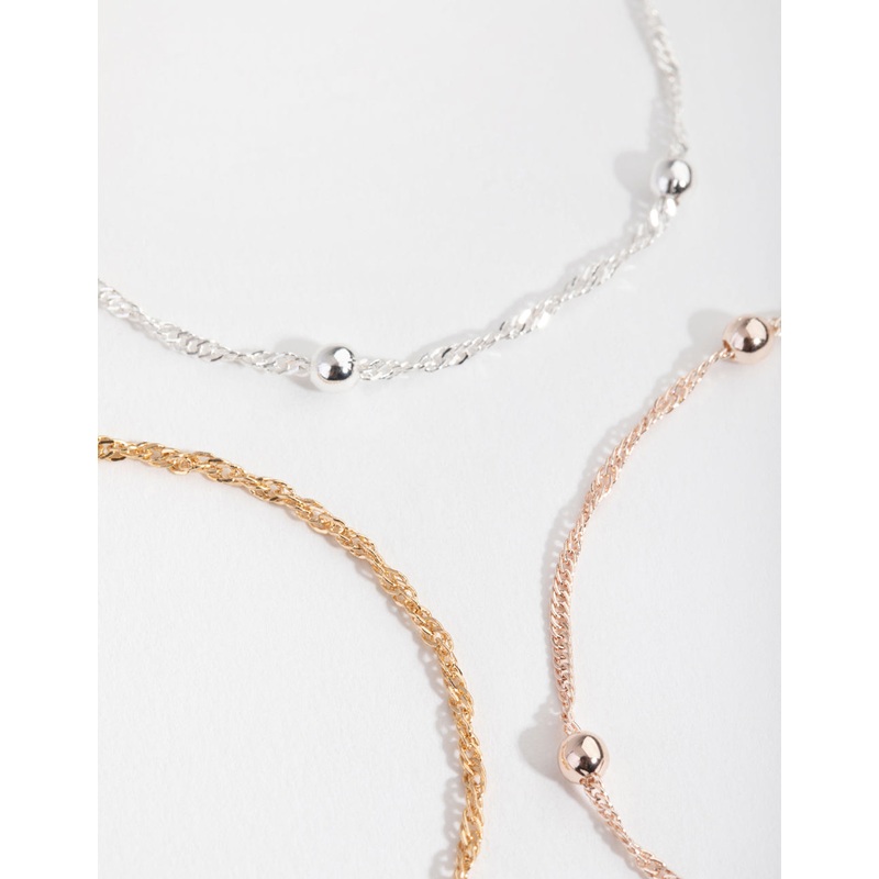 Mixed Metals Mixed Pack Bracelets