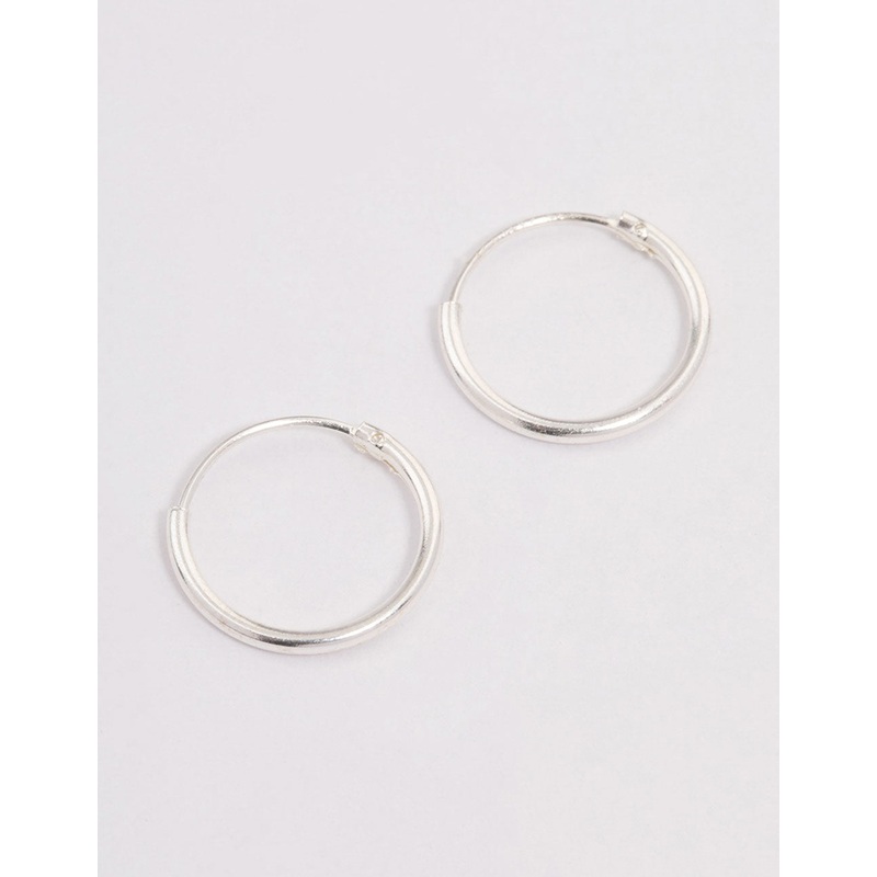 Sterling Silver Hoop Earrings 12mm