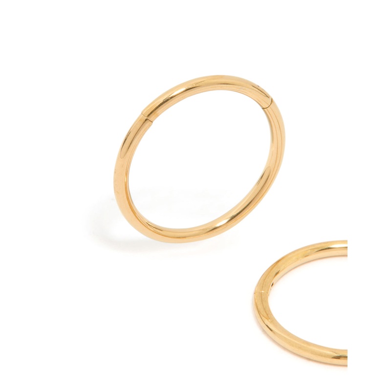 Waterproof Gold Plated Stainless Steel Sleeper Earrings