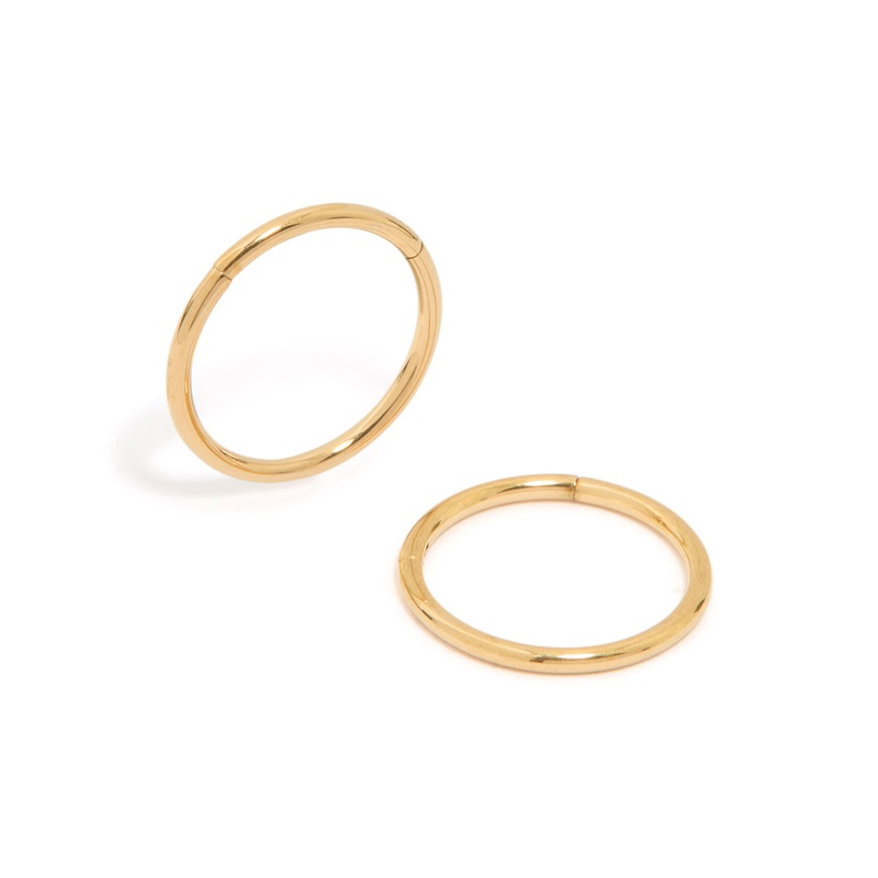Waterproof Gold Plated Stainless Steel Sleeper Earrings