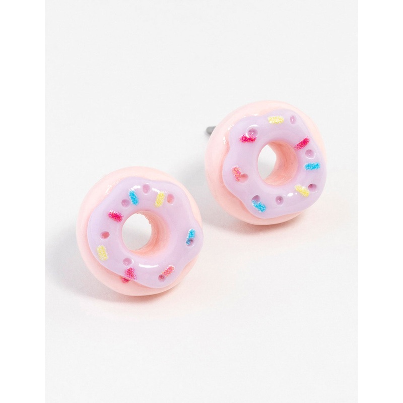Sprinkle Doughnut Stud Earrings