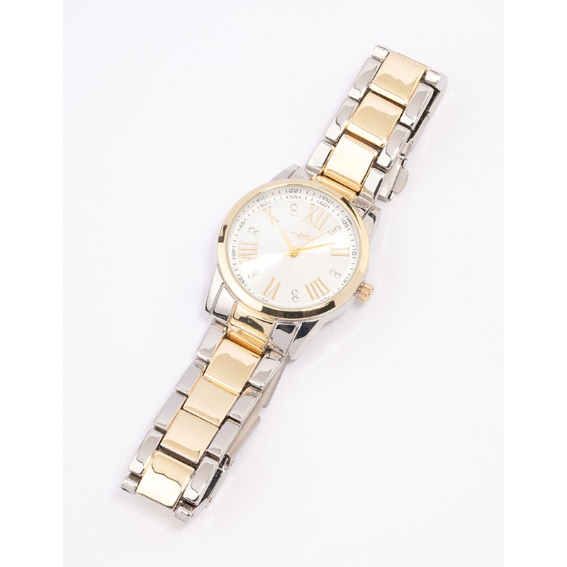 Mixed Metal Two Toned Watch
