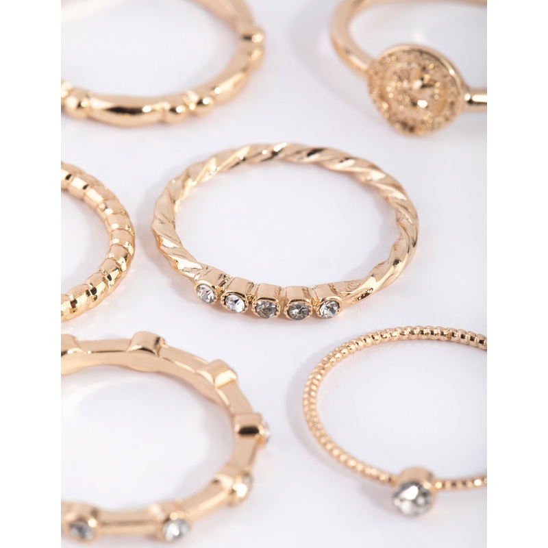 Gold Mini Coin Ring Pack|SM|ML