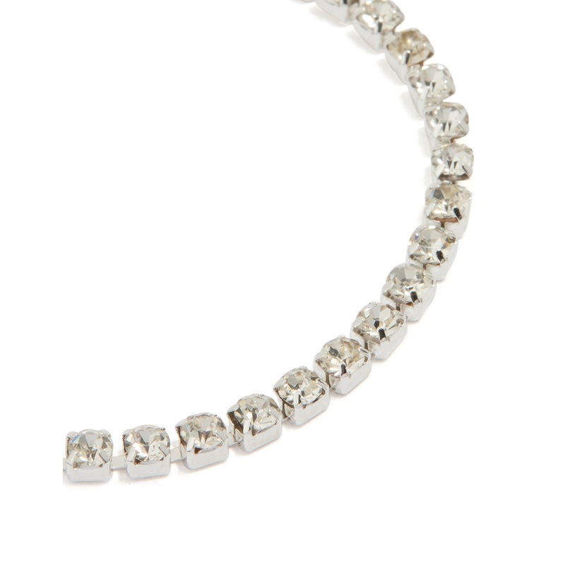 Silver Diamante Tennis Bracelet